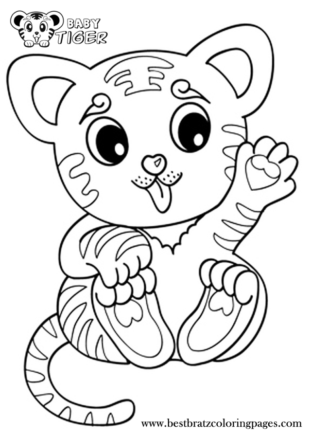 baby tiger coloring pages baby tiger coloring pages print baby 