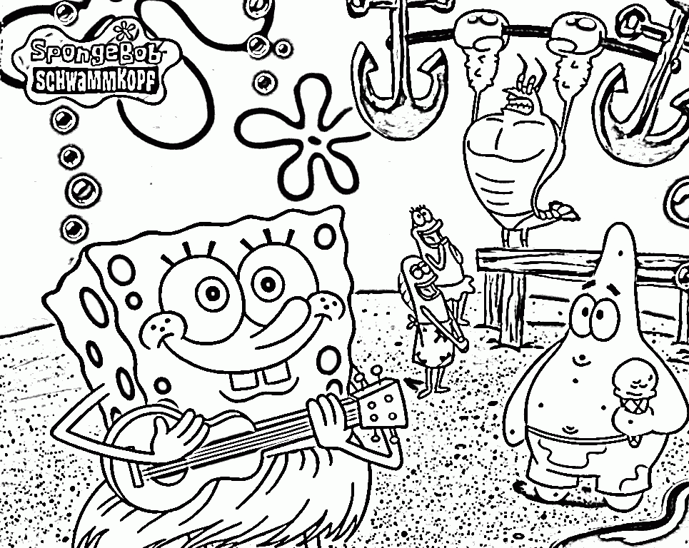 kids coloring gary spongebob&#39;s pets coloring pages free coloring 