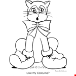 Leopold the Cat Coloring Page