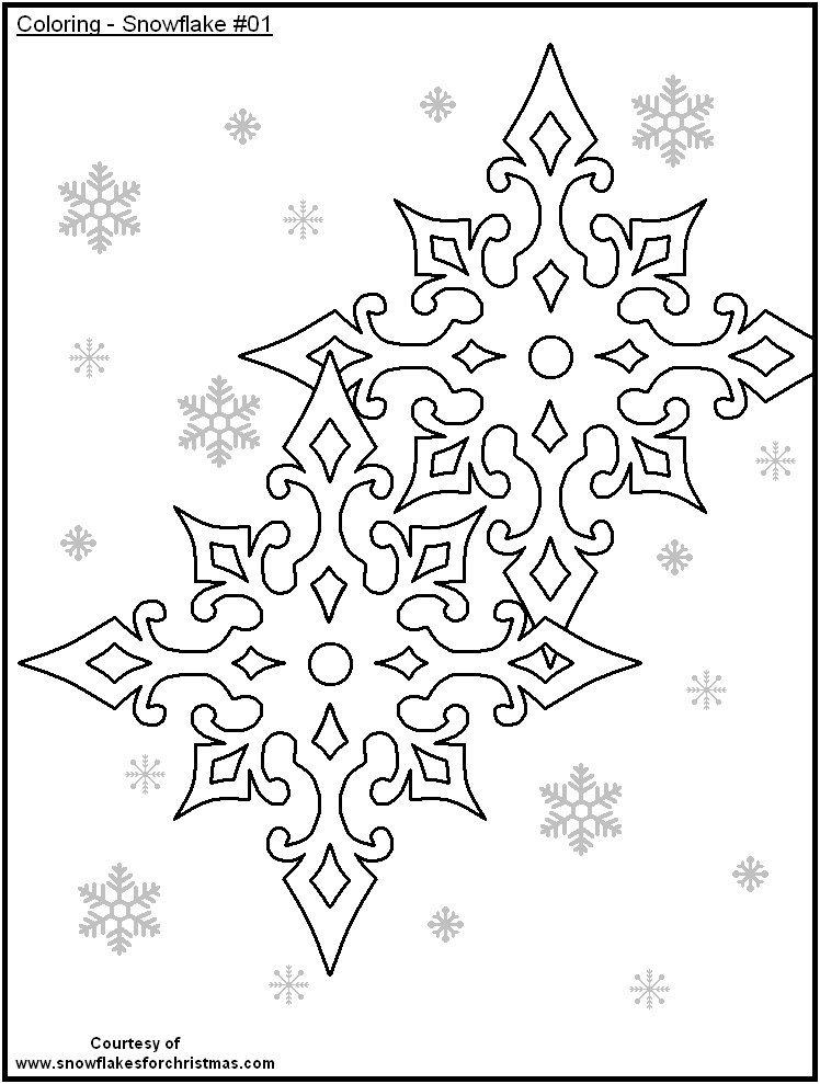 coloring pages of snowflakes | kids coloring pages | printable 