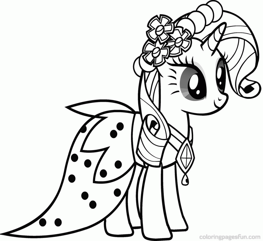 my little pony friendship is magic coloring pages to print | free 