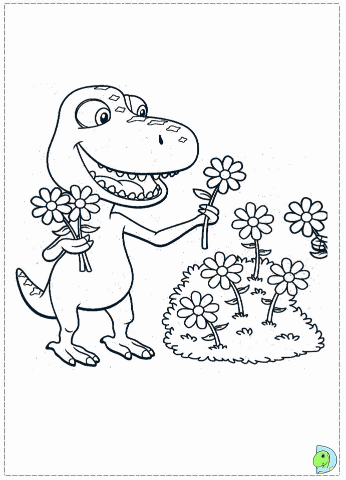 dinosaur train coloring page