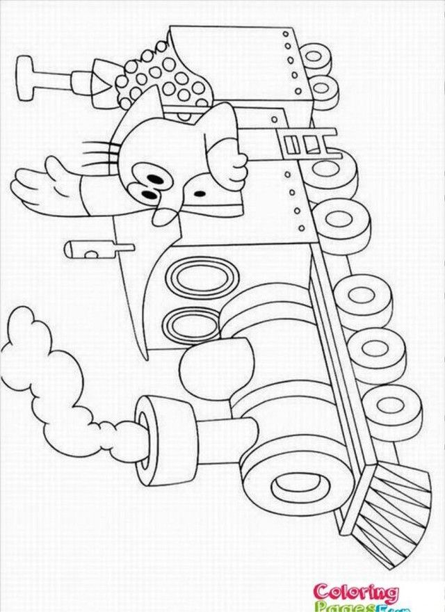 mole in steam train coloring page coloringplus 214656 steam train 