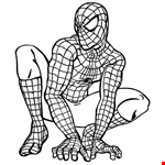 Classic Spiderman - Colouring Page. | Malebog - Helte/Heroes | Pinterâ€¦ 