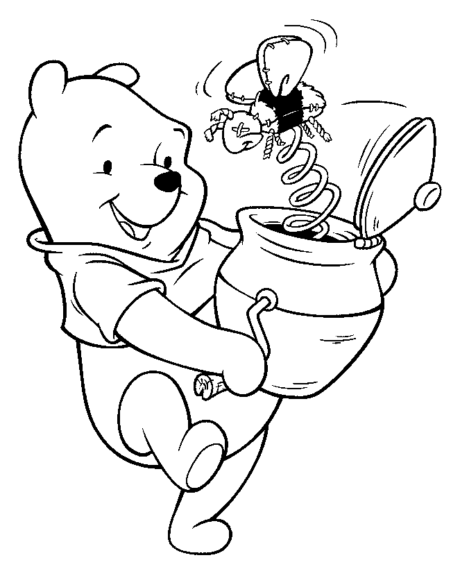 winnie the pooh drawing sheet