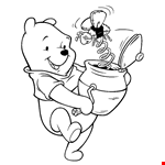 Winnie the Pooh Drawing Sheet