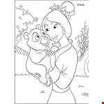 Disney Mulan Drawing Page
