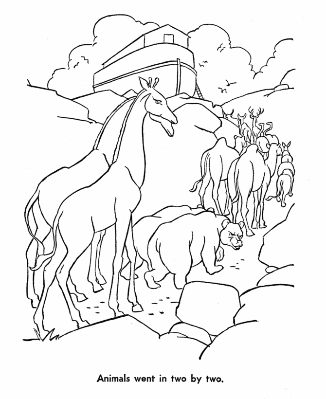 bible stories coloring pages