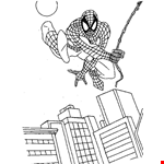 Amazing Spiderman Free Coloring Page
