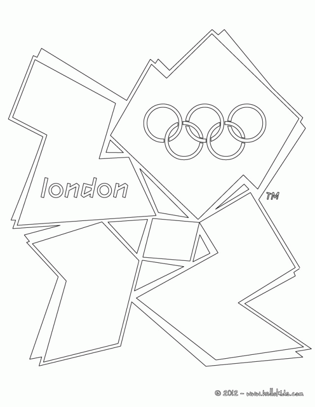 olympic ceremonies coloring pages london olympic games logo 241134 