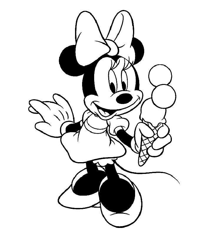 coloring page - minnie mouse coloring pages 0