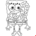 Spongebob Squarepants Coloring Pages Nickelodeon | Alfa Coloring  
