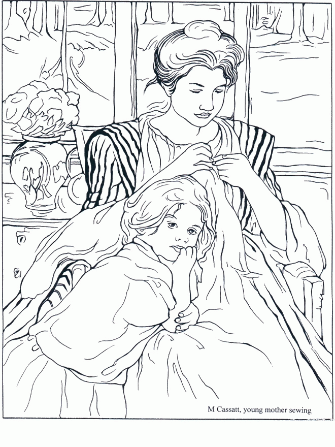 mona lisa coloring page | coloring pages