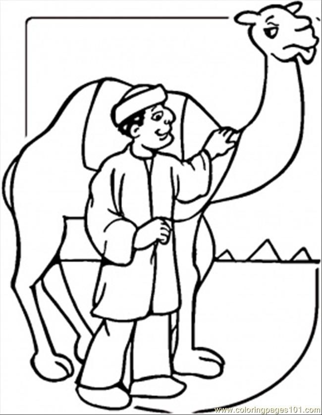 best camel coloring pages page printable
