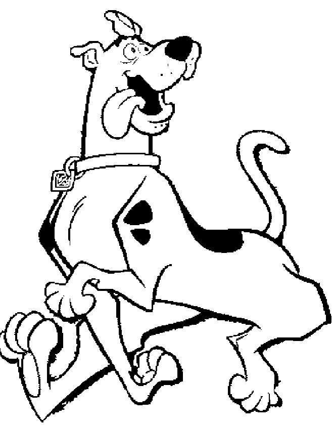 free scooby doo coloring pages