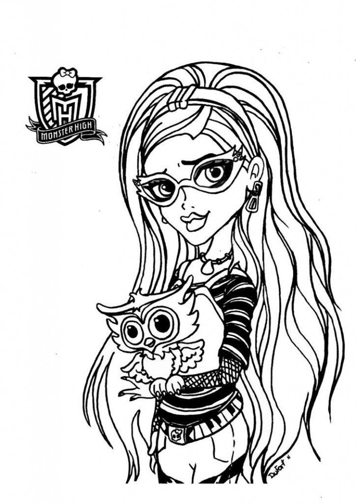 monster-high-baby-coloring-pages | coloring ws