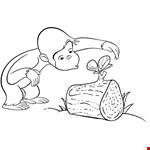 Curious George Coloring Sheet