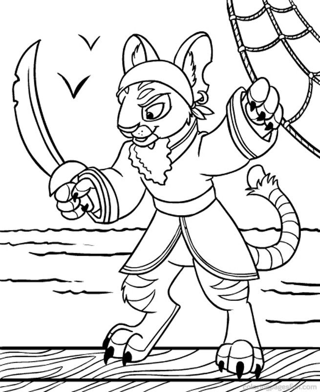 neopets â€“ krawk island | free printable coloring pages 