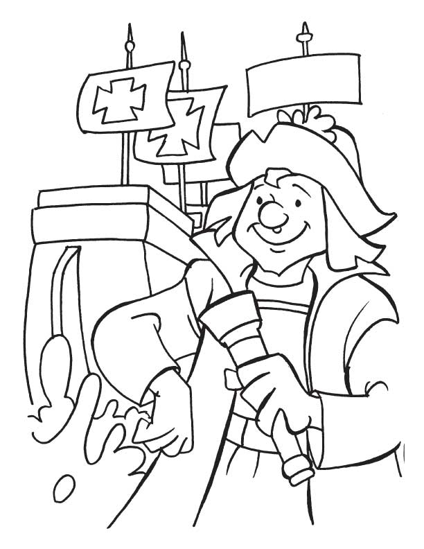 celebrating columbus day coloring pages, kids coloring pages, free 