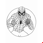 Spiderman Logo Drawing Page