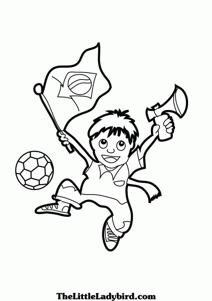 brazil flag coloring page