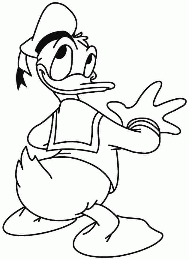 cartoon disney donald duck colouring pages printable free for 