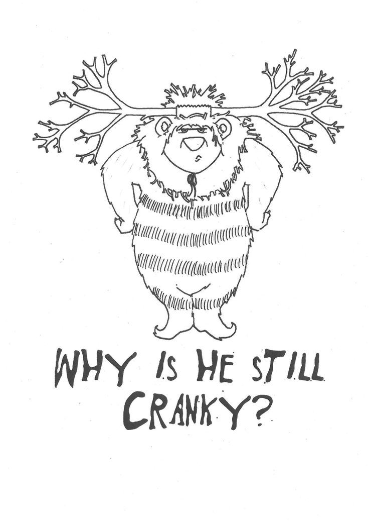 the very cranky bear colouring page | classroom ideas