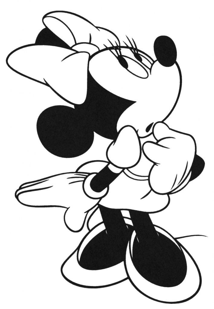 minnie-mouse-coloring-8 | free coloring page site