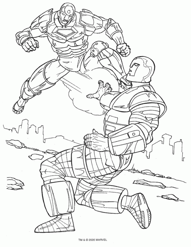 iron man coloring pages - coloringpages1001.