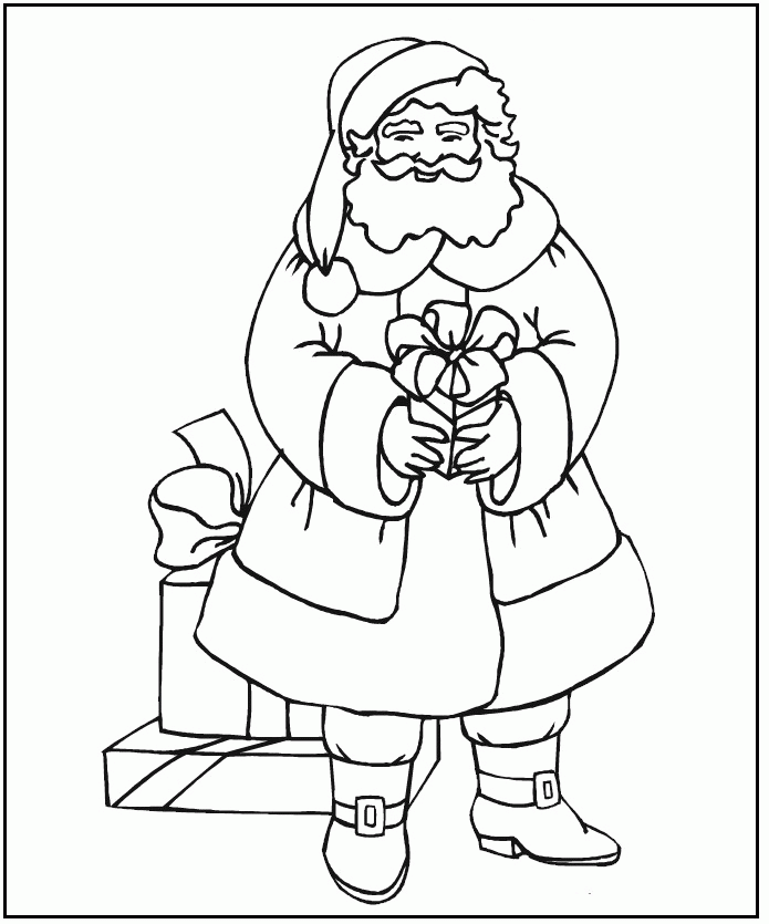santa images to color images &amp; pictures - becuo
