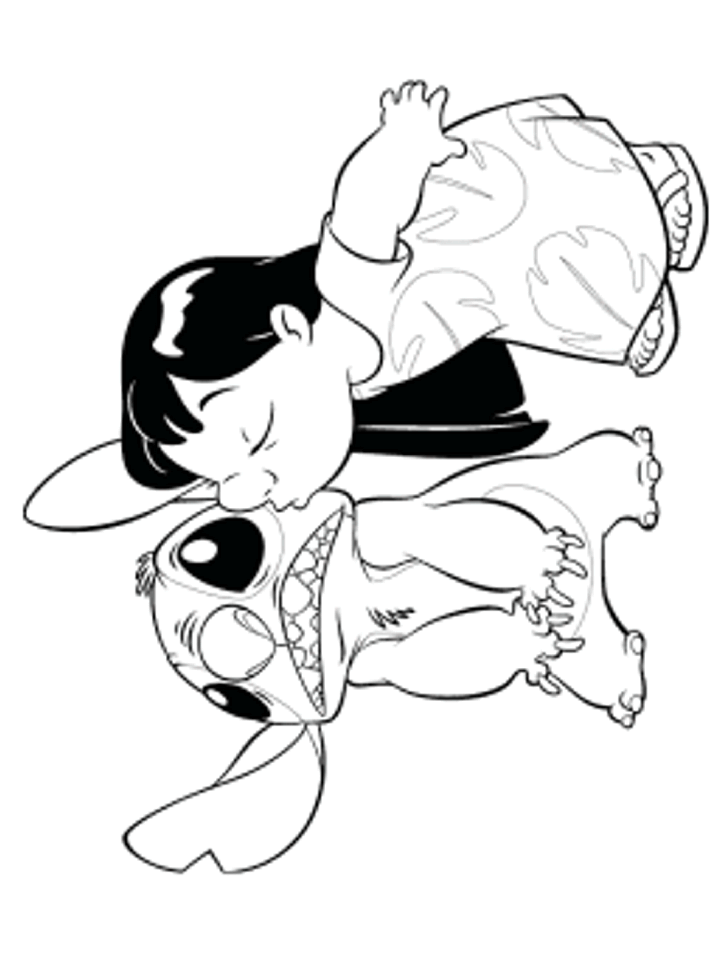 lilo and stitch coloring page