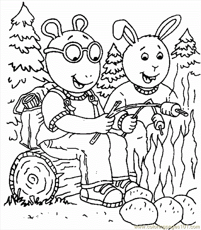coloring pages arthur and friends 1 (2) (cartoons &gt; others) - free 
