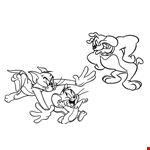 Tom and Jerry Coloring Book