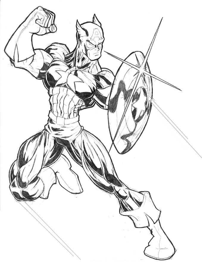 old captain america coloring pages for kids | great coloring pages