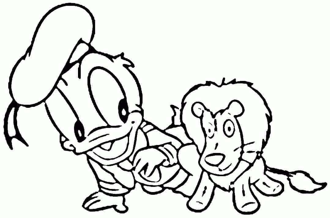 colouring sheets cartoon disney donald duck free for toddler #