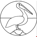 Bird Clipart Coloring Page