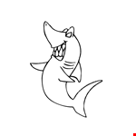 Shark Drawing Drawing Sheet