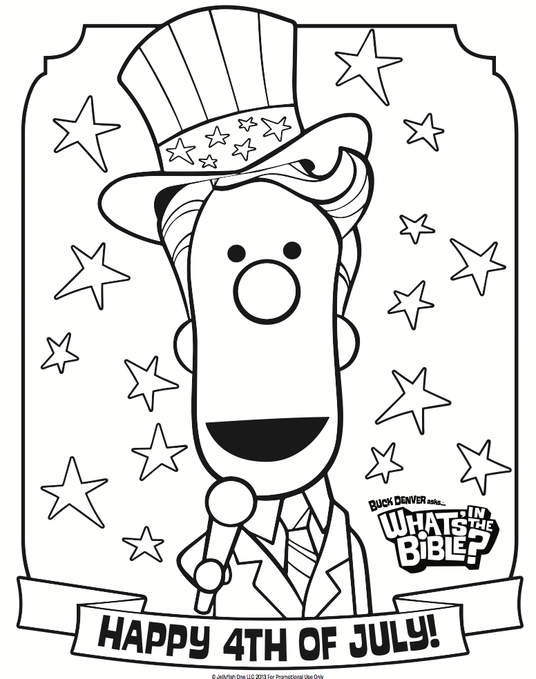 fourth of july coloring page | whats in the bible