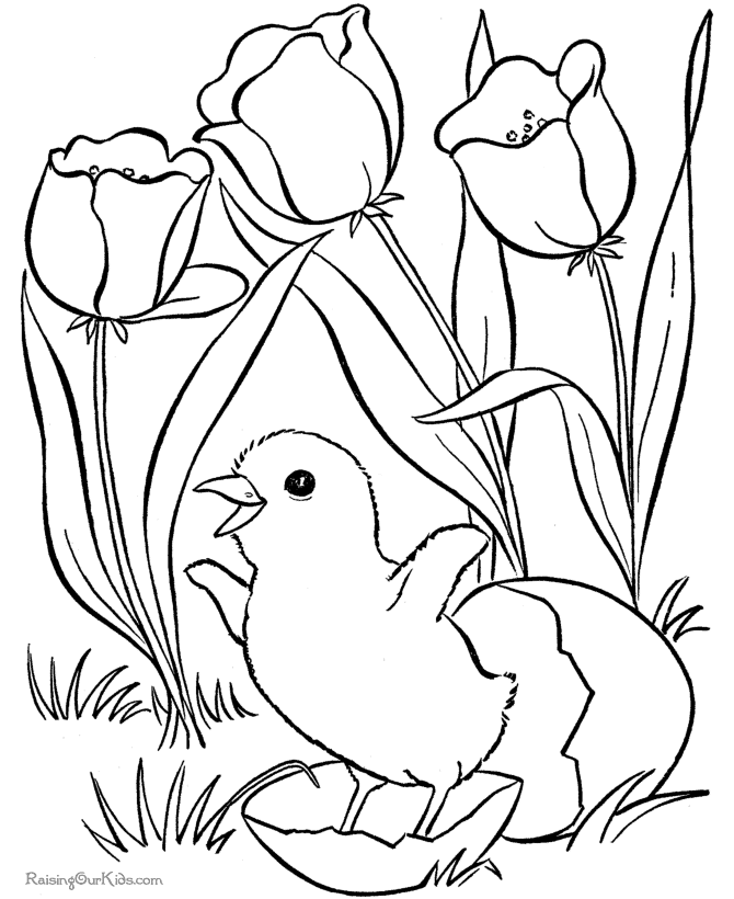 easter colouring book