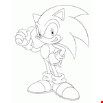 Printable Sonic Coloring Pages For Kids 