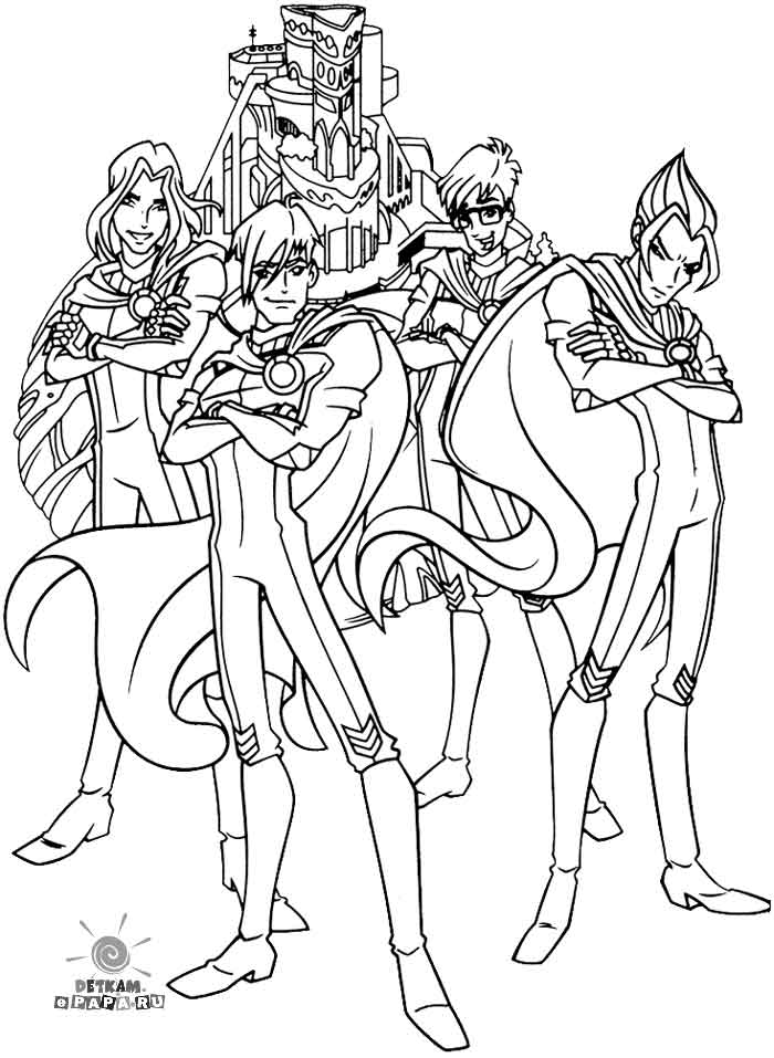 winx club omalovanky colouring pages (page 3)