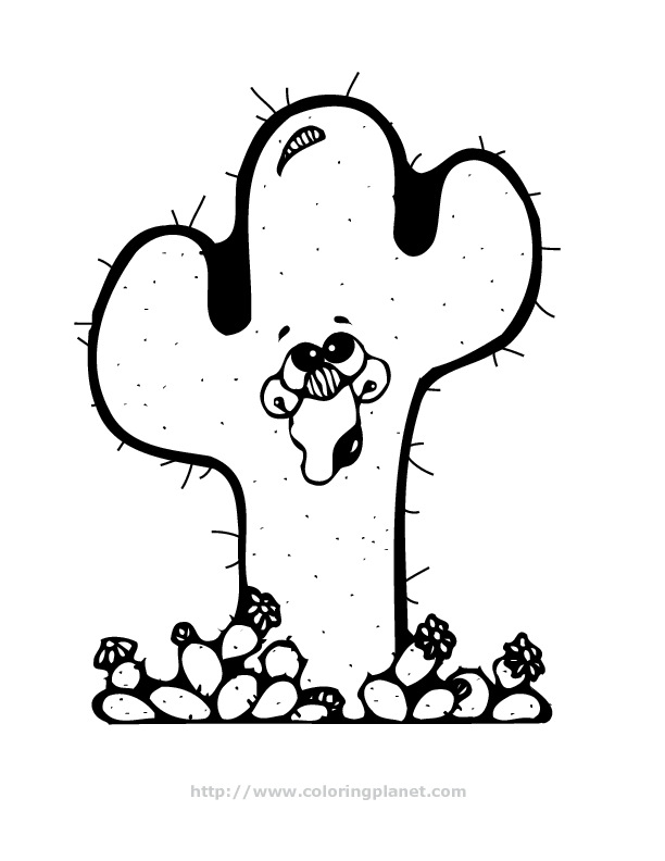 cactus decorated for christmas printable coloring in pages for 