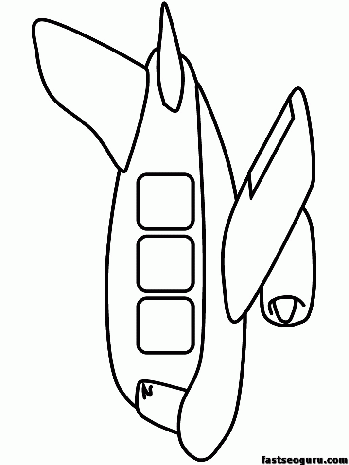 print out kids coloring pages airplane military printable