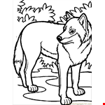 Coloring Pages Wolf  (Mammals &gt; Wolf)  Free Printable Coloring  