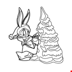 Bugs Bunny Coloring Page