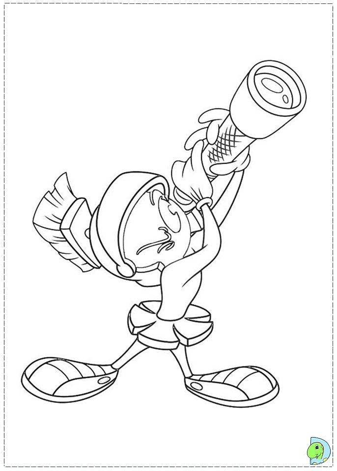 looney tunes marvin the martian drawing