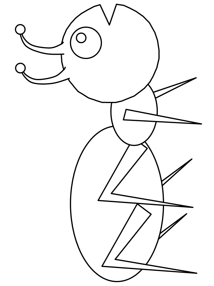 printable ant6 animals coloring pages