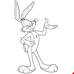 Bugs Bunny Coloring Page