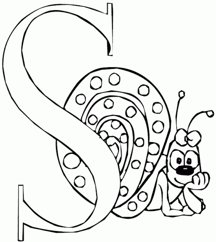 letter r coloring page