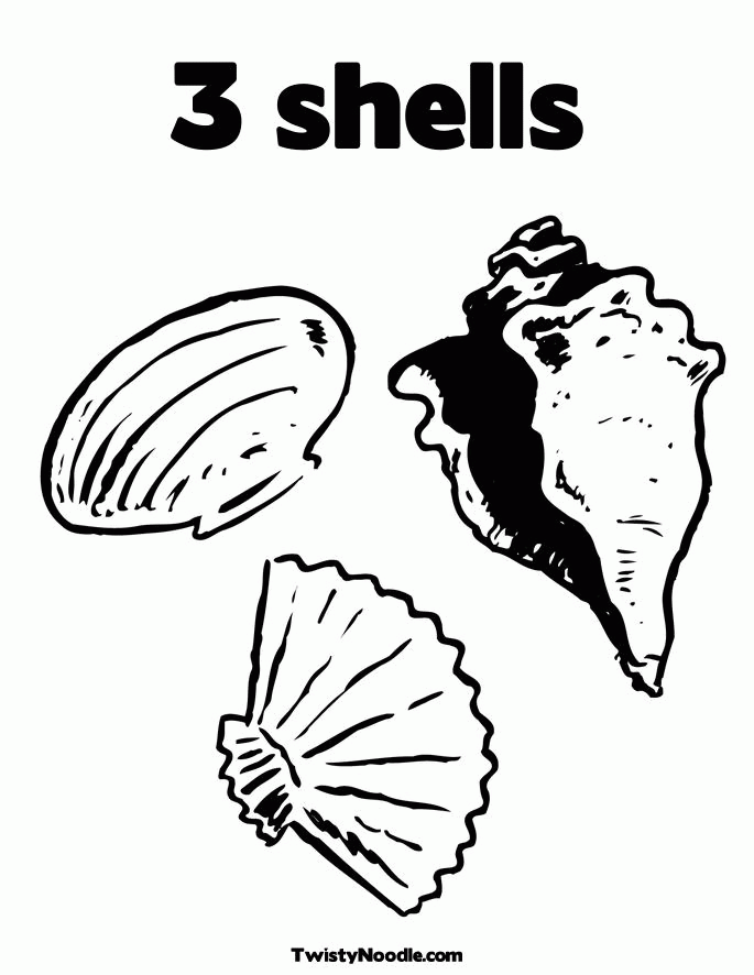 lego sea shell colouring pages